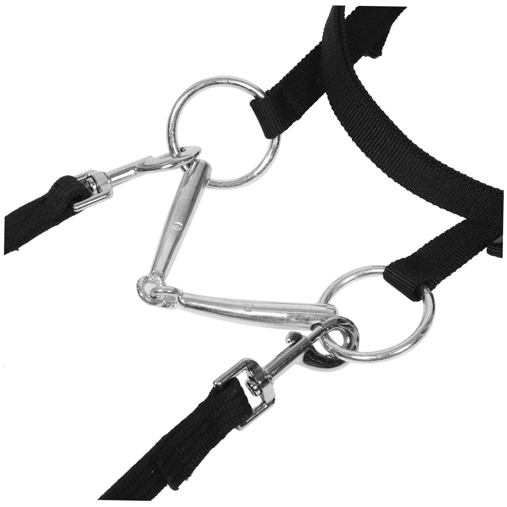 Kisangel Bridas De Cabezada con Cuerda para Adiestramiento De Caballos Occidentales Cuerda De Nailon Resistente Y Ajustable para Un Paseo Cómodo