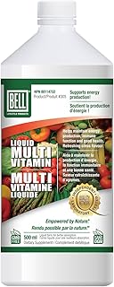 Bell Liquid Multivitamin™ for Men and Women - Easy Absorption, Proprietary Blend with Important Vitamins and Herbal Extract - Liquid Vitamins, Non GMO, Soy, Gluten, Dairy Free, 16 Fl.oz