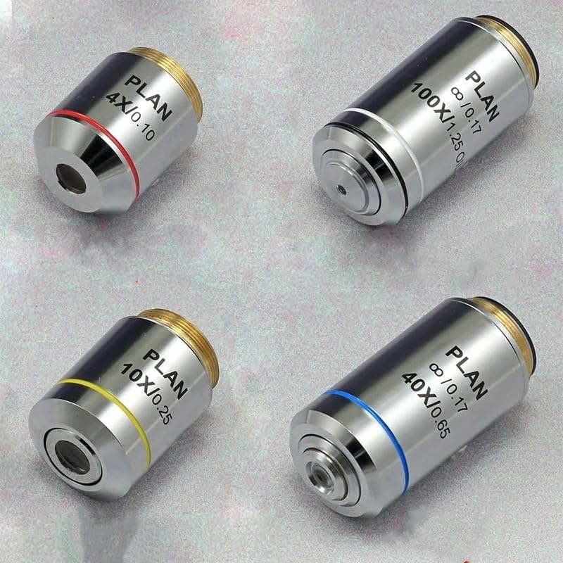 4X 10X 20X 40X 100X Infinity Plane Objective 195 Achromatic Objective for Microscope CX21 CX31 CX41 Series(Infinity 10X)