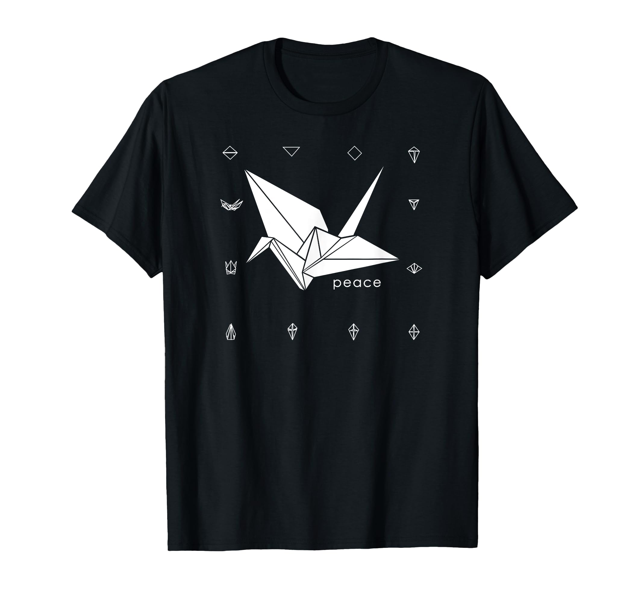 Peace Origami Crane Japanese T-Shirt T-Shirt