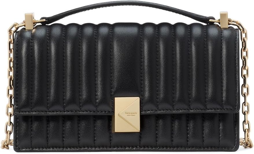 kate spade new york Deco Quilted Leather Mini Flap Chain Crossbody