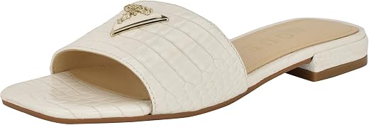 GUESS womens Tamsea, White Croco 140, 7 UK