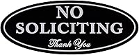Vista 8 de Kichwit Paquete de 2 carteles de No Soliciting para puerta delantera, letrero magnético para el hogar, negro, 2.8 x 7 pulgadas, mantiene alejados a