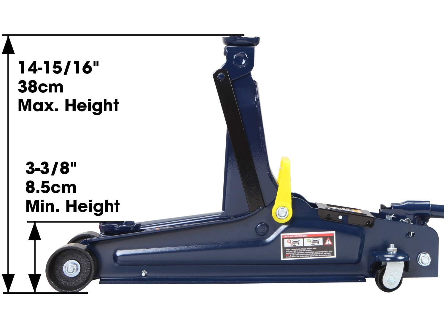 AKRON PRODUCTS C-84 Floor Jack, 4'8