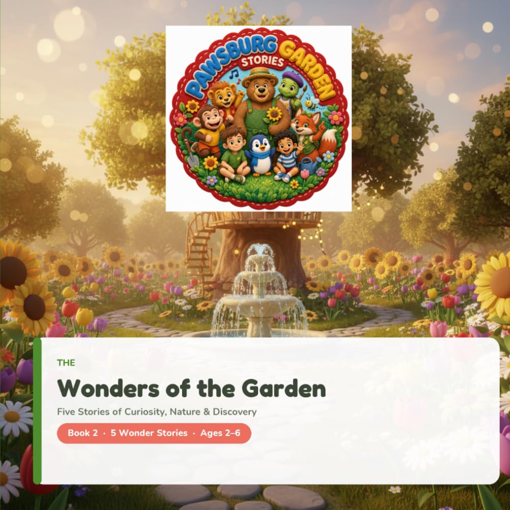 Wonders of the Pawsburg Garden: Five Stories of Curiosity, Nature & Discovery (Pawsburg Garden Storybook Collection)