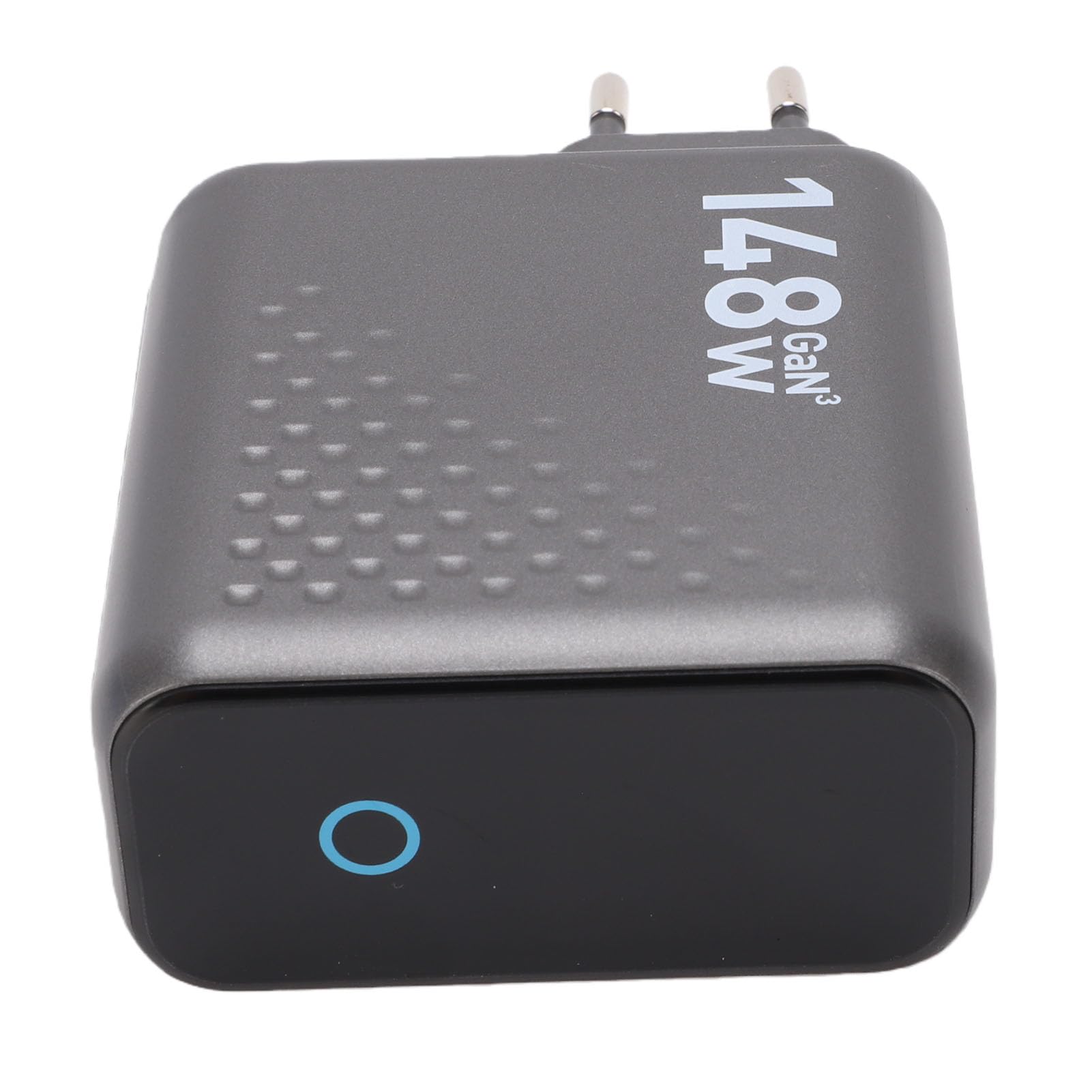 Jiawu Bloque de Cargador USB C de 148 W, Bloque de Cargador USB C GAN de 4 Puertos, de Pared con Pantalla Inteligente, Adaptador de Corriente de Carga Rápida para Teléfonos de (Enchufe de la UE)