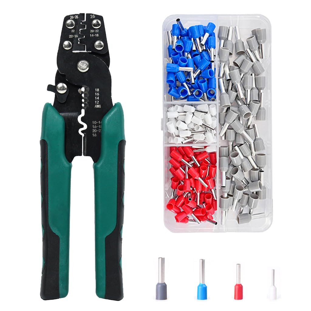 See full amazon price history chart for HASTHIP® 200Pcs Electrical Crimping Connectors with Wire Crimper Tool 4 Sizes Crimping Connectors Insulated Wire Terminals Crimp Terminals Universal 22-10 AWG Wire Crimper Tool Electrical Connectors HASTHIP® 200Pcs Electrical Crimping Connectors with Wire Crimper Tool 4 Sizes Crimping Connectors Insulated Wire Terminals Crimp Terminals Universal 22-10 AWG Wire Crimper Tool Electrical Connectors (B0D8F798WR) Amazon Price History, Amazon Price Tracker