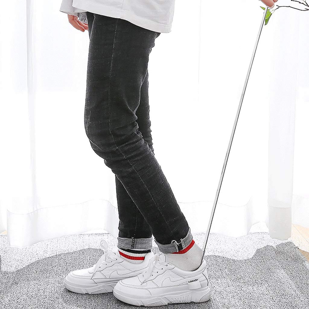 Zapato Calzador Levantador no se dobla hacia Abajo Calzador de Zapatos Levantador de Mango Largo del Zapato Lifter (Size : Length:80cm)