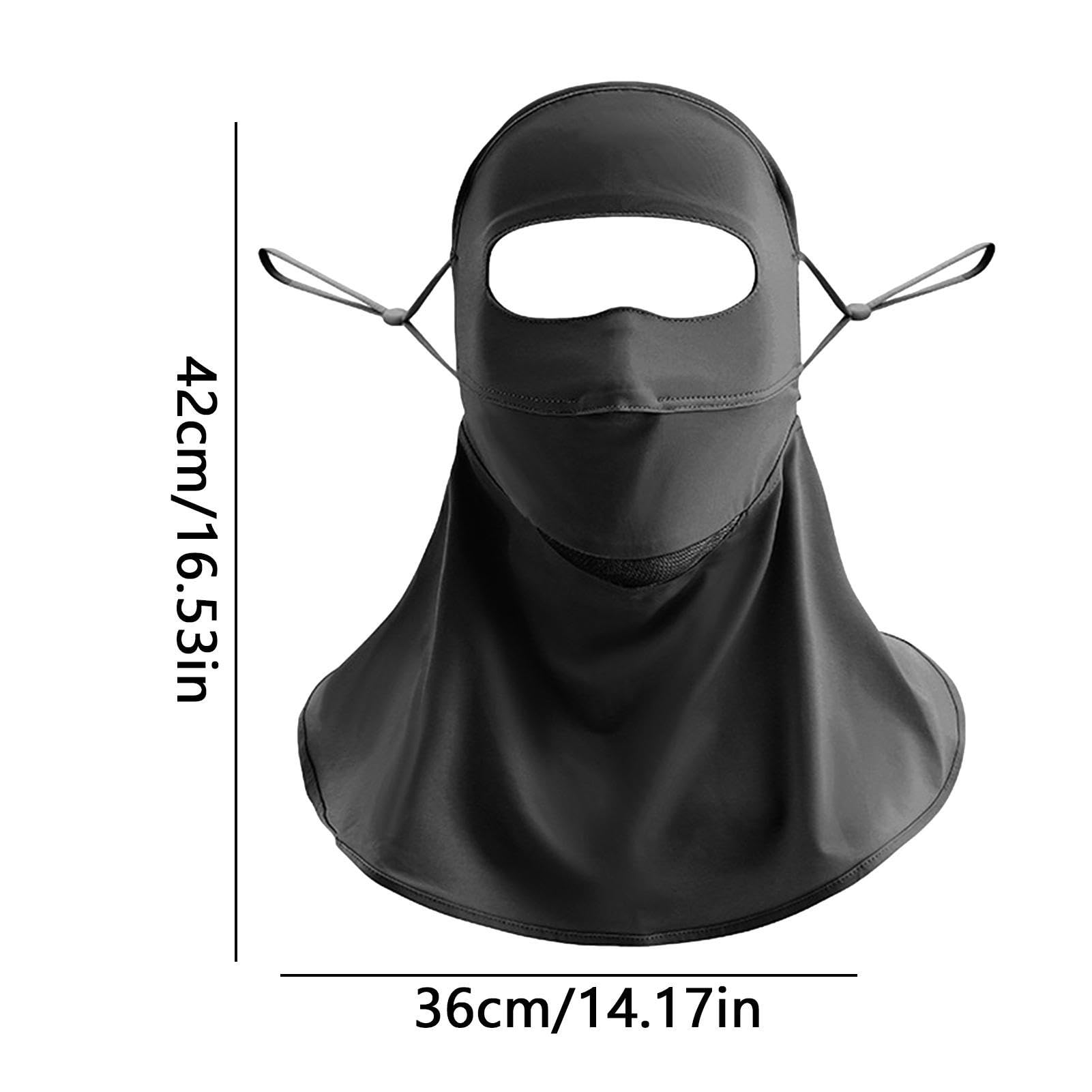 Accessoire Outdoor Unisexe Cache-Cou / Cagoule UV Pour Moto Et Sport - Protection Visage Et Cou - Léger Et Respirant - Unisexe Cagoule Légère Pour Moto Et Vélo