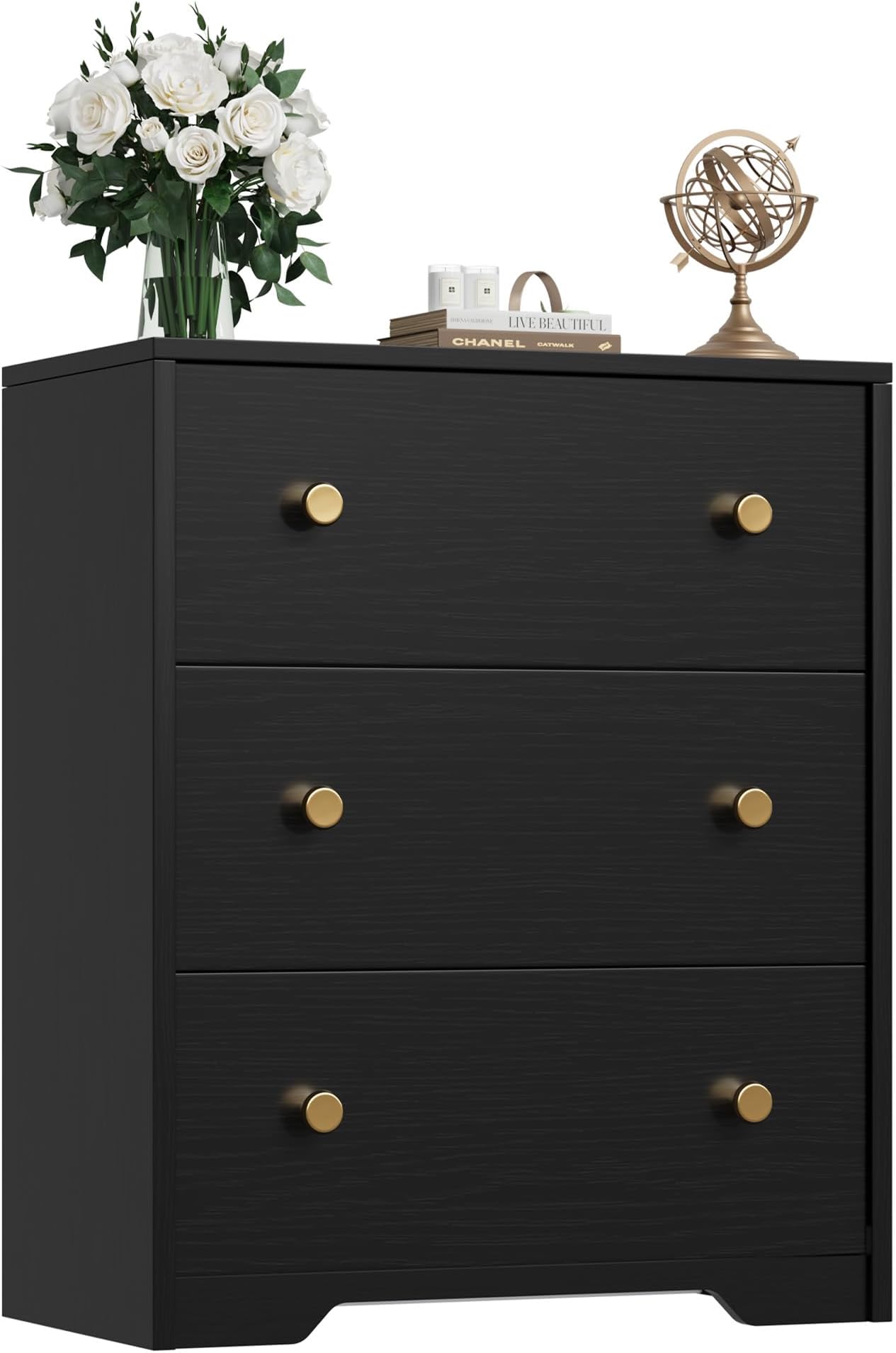 3 drawer wooden dresser