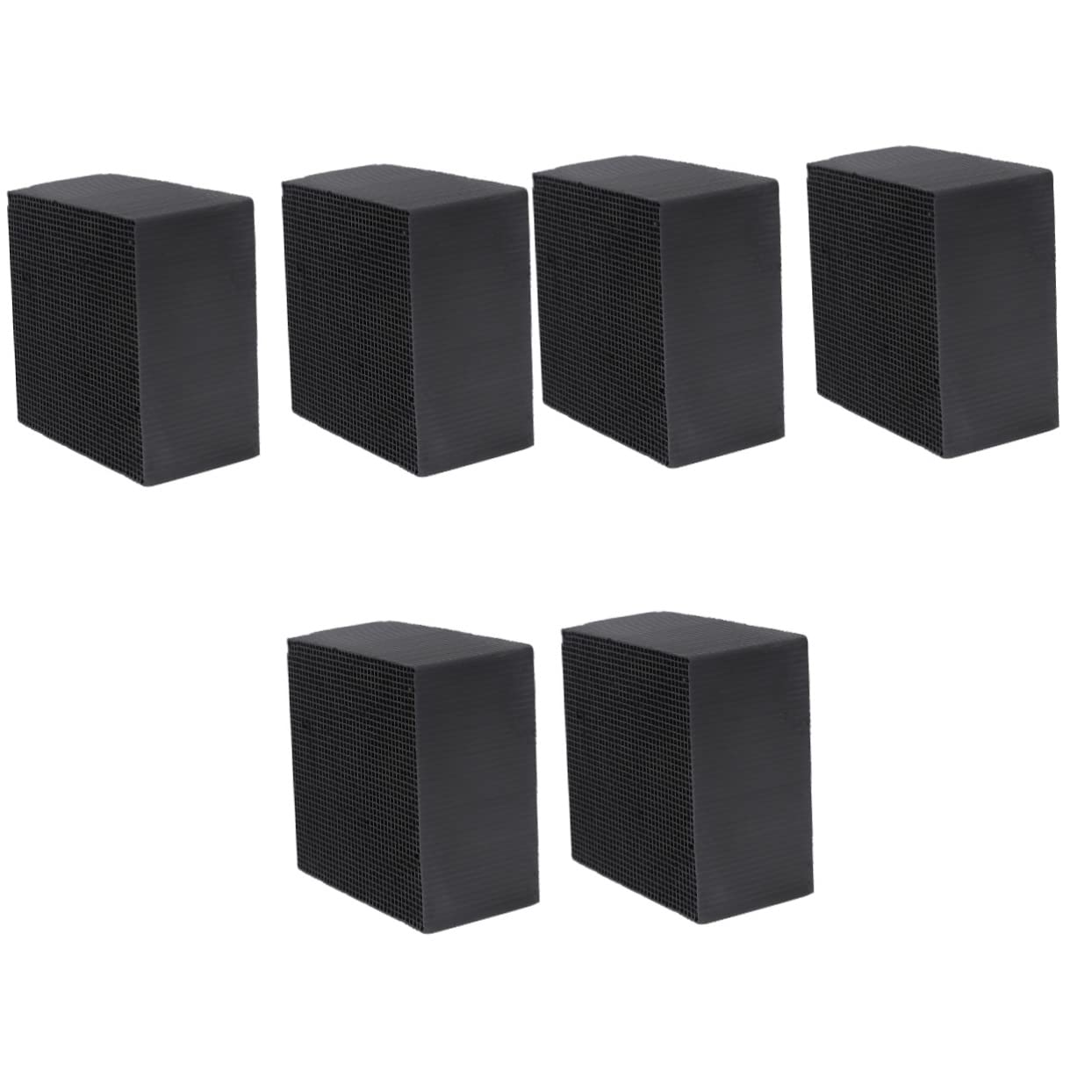 FRCOLOR 6 unidades para tratamiento de agua, limpiador de burbujas de carbón activado, limpiador de espuma para acuario, purificador de agua Betta, purificador de agua, cubo de filtro para acuarios