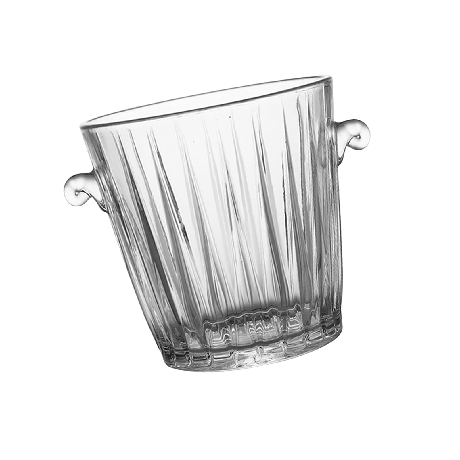 Getränkekühler aus Glas für Partys, klare Sicht, Stripe