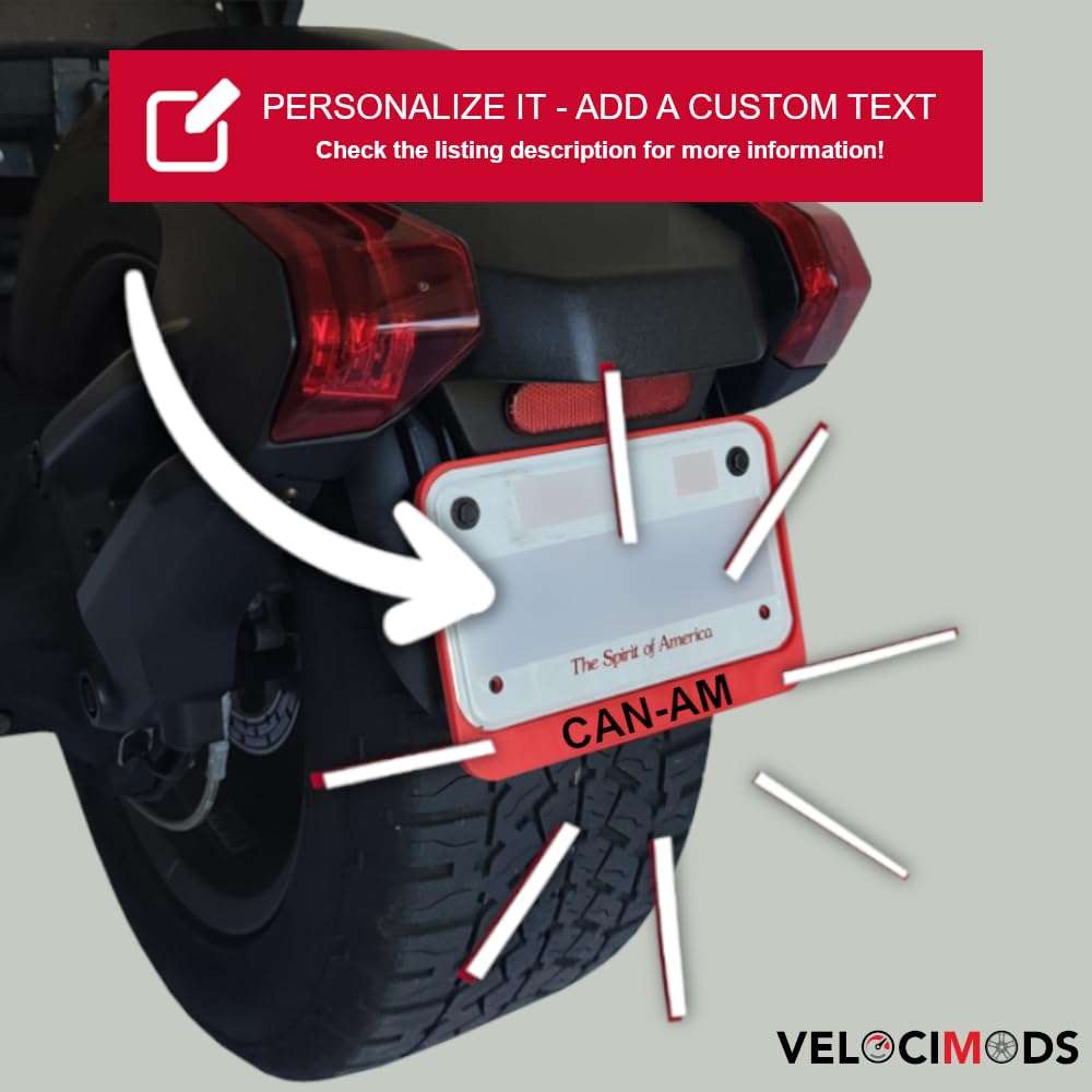Amazon.com: LICENSE PLATE FRAME for Can-Am Ryker | Multiple Color