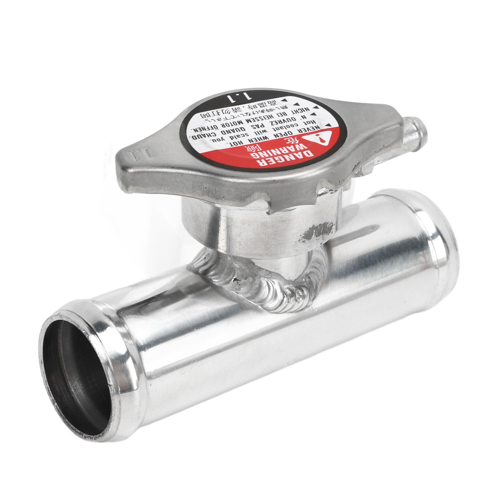 Col De Remplissage De Tuyau De Radiateur En Ligne Avec Capuchon 16PSI Surface Polie En Aluminium 32mm 1 14 Pouces Od T6061 Pour Voitures 90879025