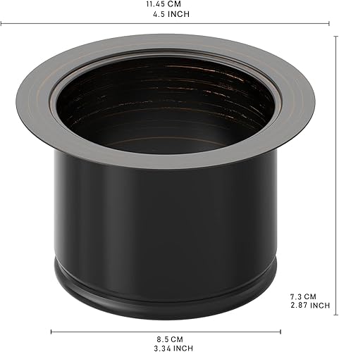 Miniatura 10 de BOTEMY Tapón extendido para la cesta de eliminación de basura, brida de fregadero de cocina de acero inoxidable 304 profundo para agujero de drenaje
