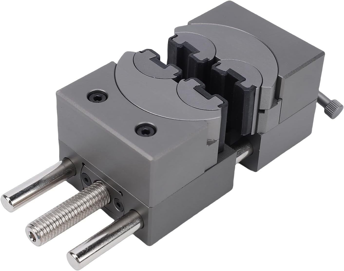 Mini Fractal Bench Vise Clamp Alloy CNC Processing Non Slip Base Portable Multi Functional Jewelry Repair Tool Small Bench Vise Clamp Self Adjusting Smart Fixing Device