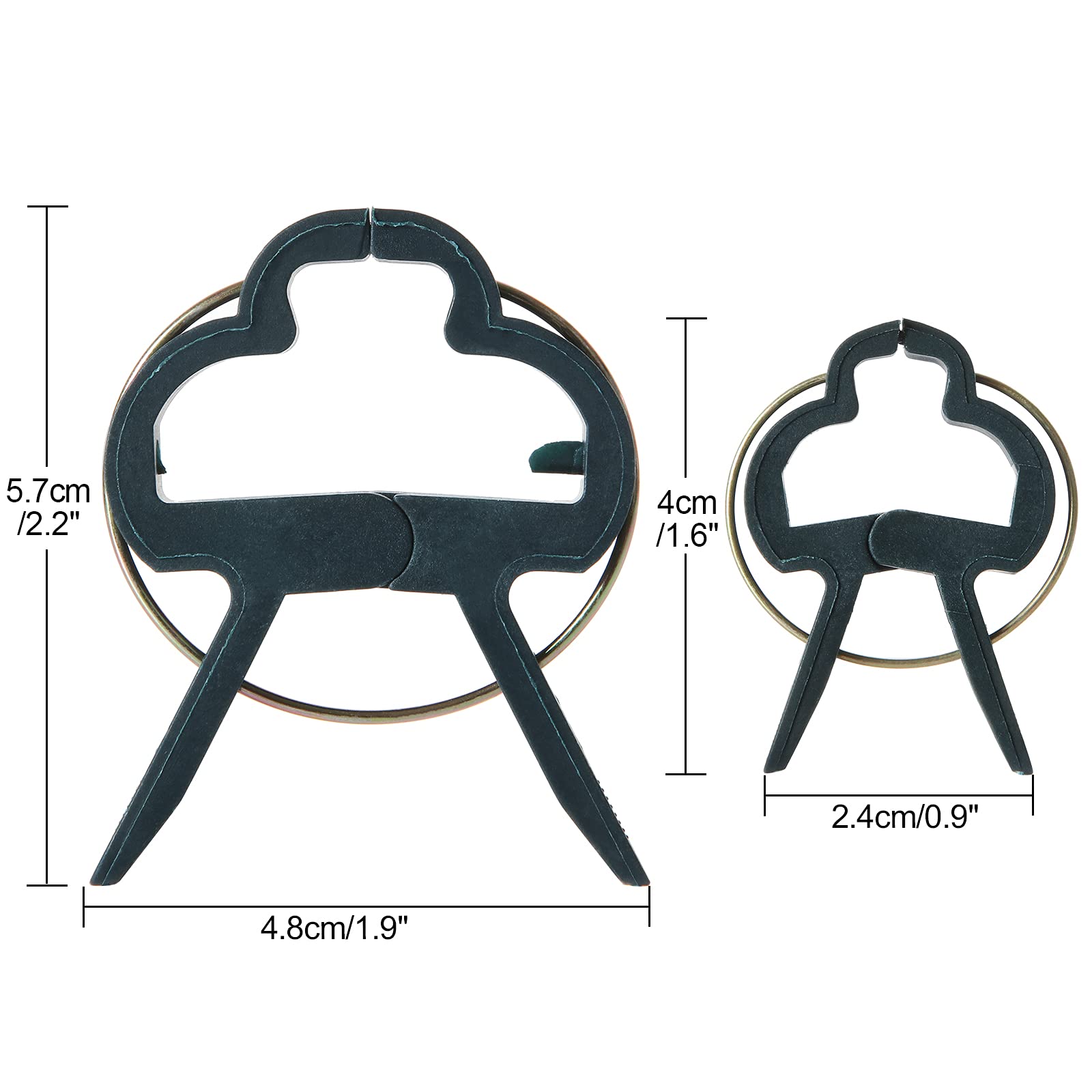 Lot De 100 Pinces De Support Réutilisables En Plastique De 13 Cm, Pour Plantes Suspendues, Vignes, Jardin, Serres, Légumes, Tomates