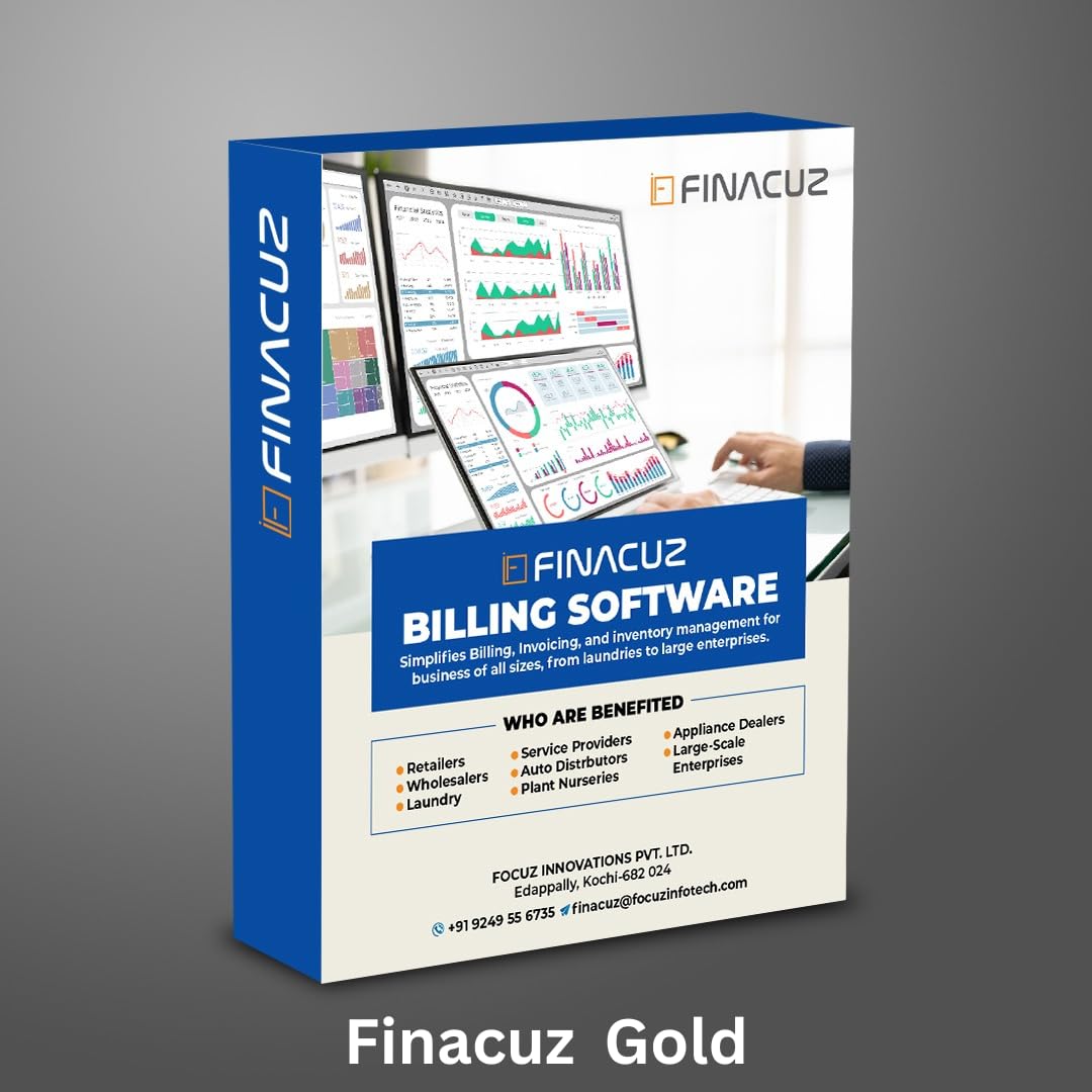 Finacuz Billing Software Gold,10 user ,one year Business Management Software, Professional Billing, Accounting, GST-Compliant, Inventory Management Suite,Enterprise Edition-picture-22