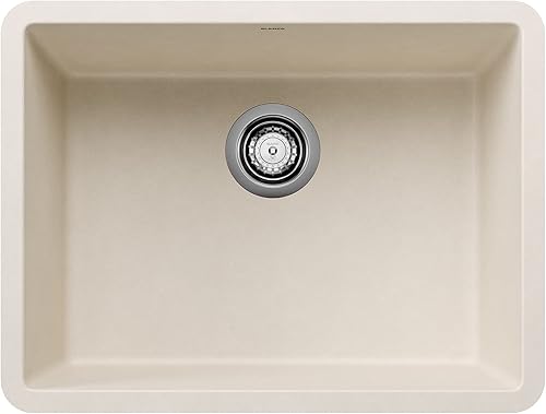 Miniatura 3 de BLANCO 522258 Precis - Fregadero de 24 pulgadas, color antracita, 23.44 pulgadas de largo x 17.75 pulgadas de ancho para gabinete de 27 pulgadas