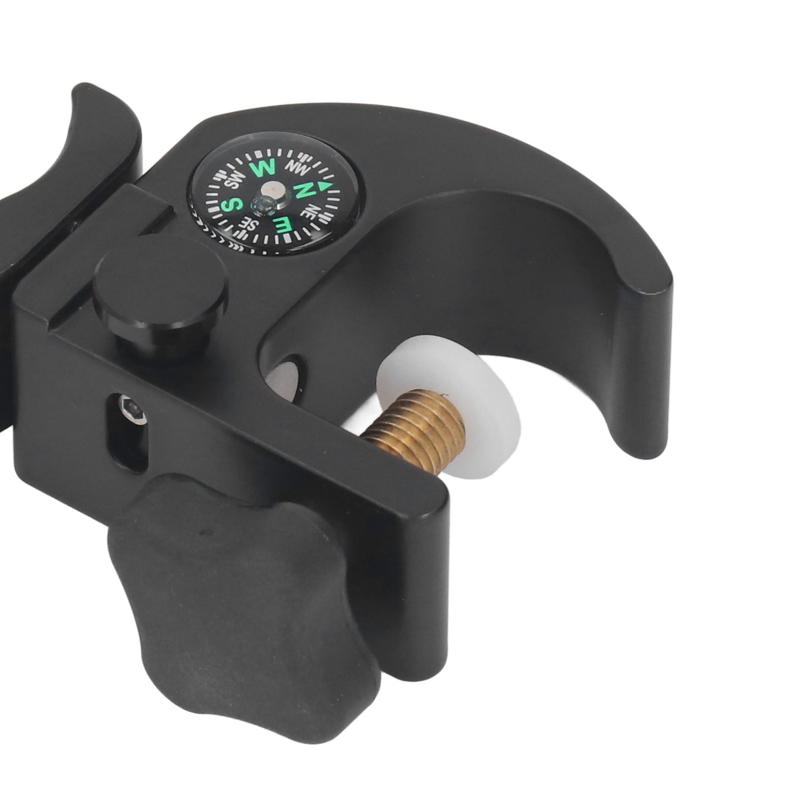 Anodyzowany aluminiowy wspornik kolektora z kompasem - Uchwyt do montażu na słupie GPS RTK, kompatybilny z iHand30 - Pasuje do tyczek o średnicy od 20 mm do 38 mm do
