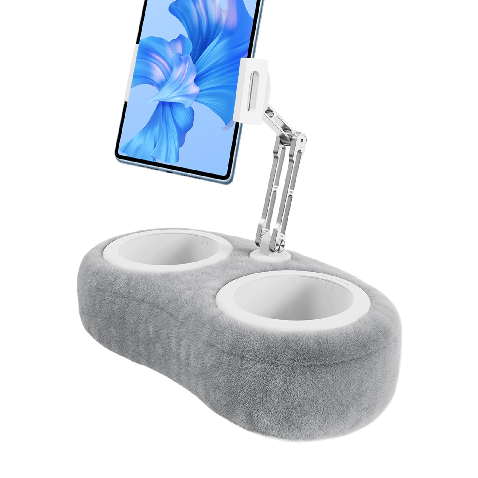 Genérico Tablet-Halterung, Tablet-Halterung mit Kissen – verstellbar für abnehmbare Schüssel | für Telefon für Bett, kompatibel mit T