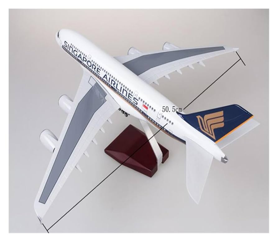 エアバス A380 シンガポール航空　1/160 航空機模型 LEDライト付き エアバス A380 シンガポール航空 1/160 航空機模型 LEDライト