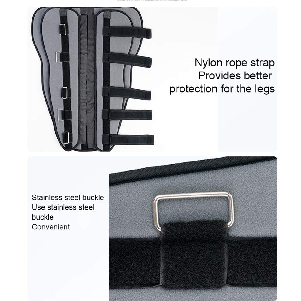 Rodillera con bisagras, soporte ajustable para inmovilizador de rodilla, soporte de fijación para articulaciones, stent para fractura de rodilla, estabilización para lesiones de ligamento y menisco