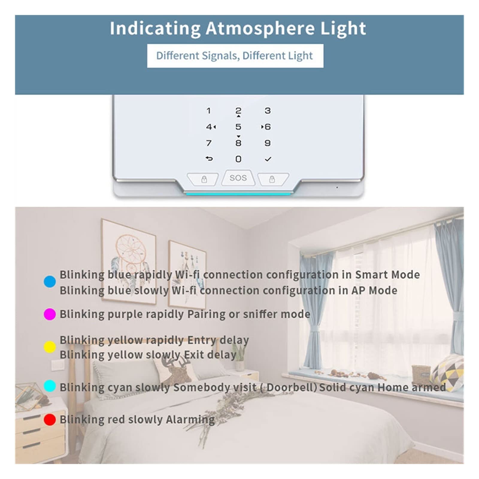 Sistema de Seguridad de Alarma G20 Tuya Wireless gsm IP Cámara Nueva APLICACIÓN DE Sensor DE Movimiento DE Puerta Control Smart Life WiFi Alarma DE Alma DE Seguridad(D)