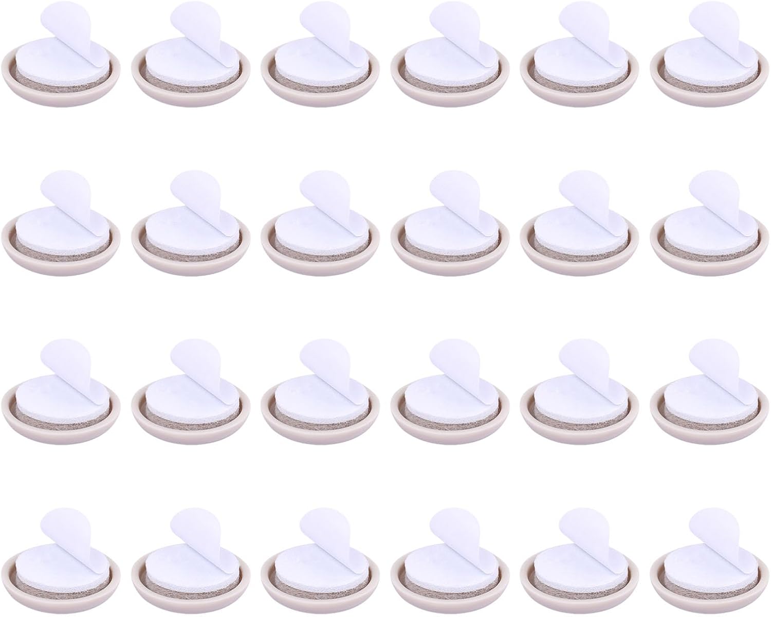 Quiet Furniture Sliders with Anti Slip Design Thick Protective Pads for Floor Scratch On Hard Surfaces Floors Table Leg Bumpers