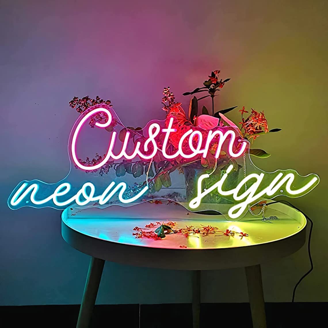 Amazon.co.jp: カスタムネオンサイン ワードレタリング LEDネオン