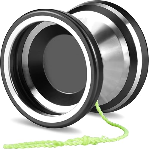 FETESNICE Yoyo Yoyo de aluminio de alta calidad sin respuesta Yoyo profesional de gran distancia Yoyo avanzado como regalo para adultos y