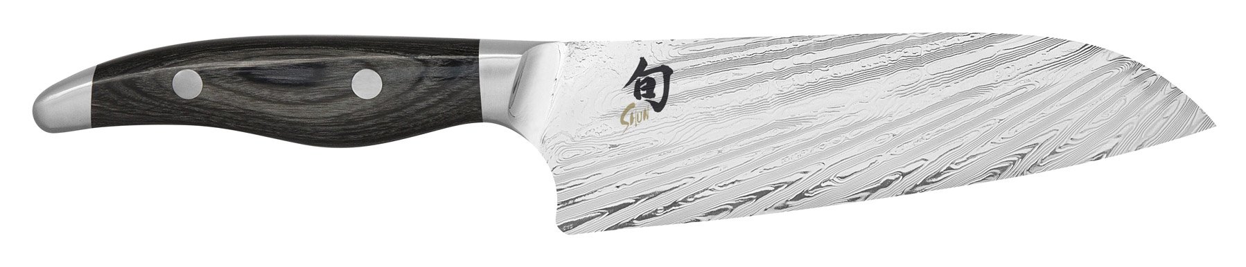Damastmesser Kai Shun Nagare - Kochmesser + Santokumesser + Schneidbrett