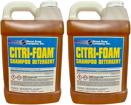 Stone Soap RAINBOW Citri-Foam Champú Detergente para lavados de cepillo y paño todo incluido, 2.5 galones, paquete de dos (5 galones en total)