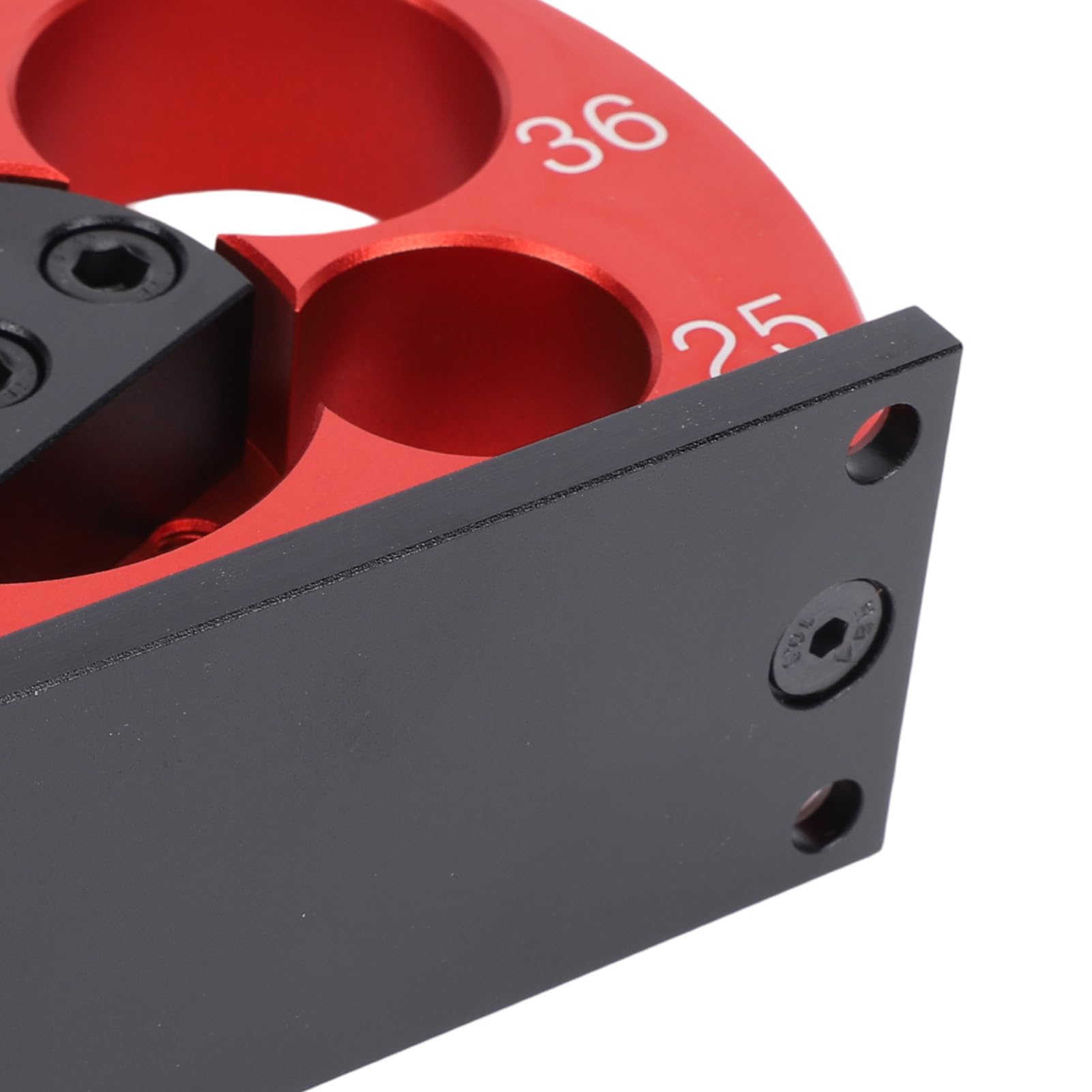 Kit Maschiatore per Legno con Lama in Carburo, Trapano per Tasselli, Foro | Lega di alluminio, 5 dimensioni precise dei fori, compatibile con trapani standard, design portatile