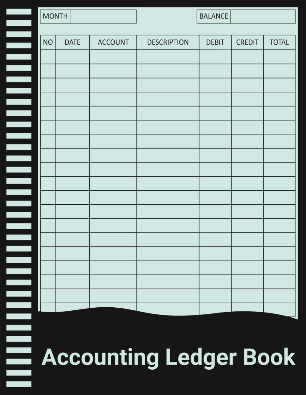 Accounting Ledger Book: Simple Accounting Log for Small Business, Bookkeeping & Personal Finance Tracking.