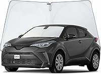 Vista 8 de Clim Art - Parasol para parabrisas de Mazda CX-5 2017-2024, plegable, personalizado, protector solar para vehículo, cubierta para parabrisas