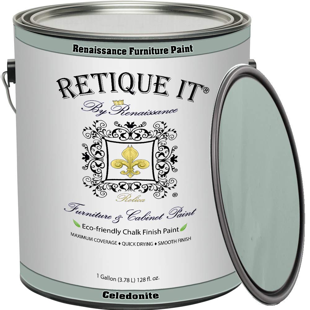 Retique It Chalk Finish Paint by Renaissance - Non Toxic, Eco-Friendly Chalk Furniture & Cabinet Pai