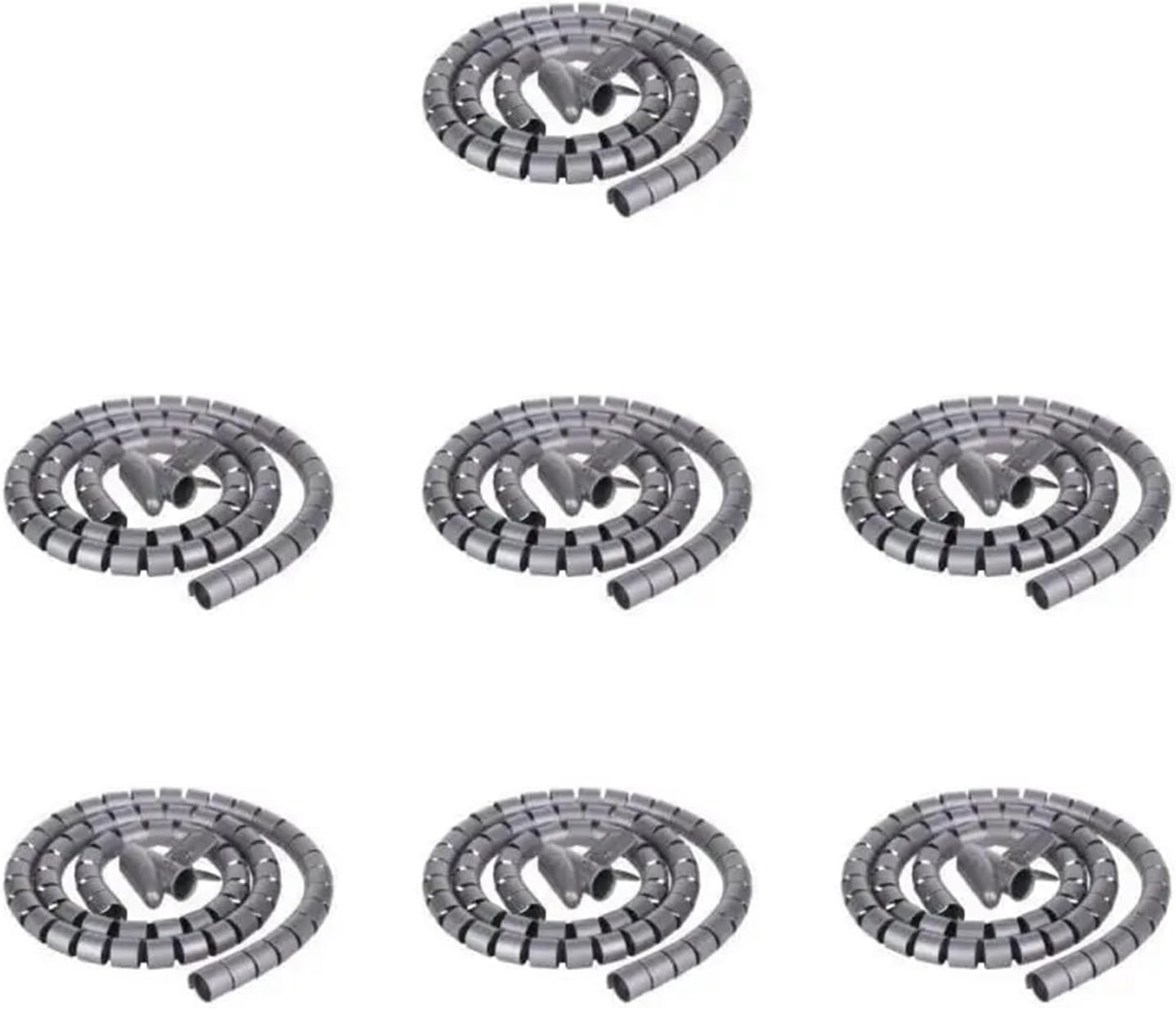 Spiral Cable Wrap, Spiral Cable Wrap Organizer 1 Meter Multiple Styles(Style B 3pcs)