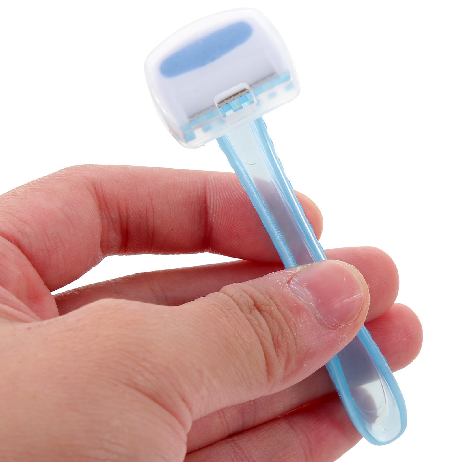SOLUSTRE Rasoio per Peli del Corpo Donna 15 Pezzi Set Manuale Depilatore per Ascelle Gambe Zona Bikini Portatile Leggero per Uso Quotidiano e Viaggi