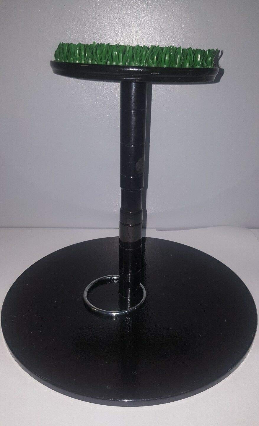 Nuovo Falconeria Acciaio Inox Blocco Piedistallo 6" Indoor Outdoor Astroturf