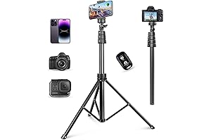 Versatile Eicaus Adjustable 67-inch Tripod for Phones & Cameras