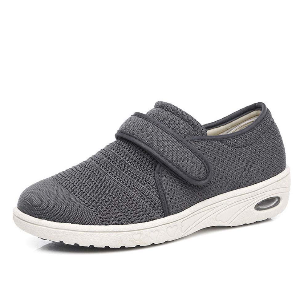 Chaussures pour œdèmes diabétiques larges réglables gris 39
