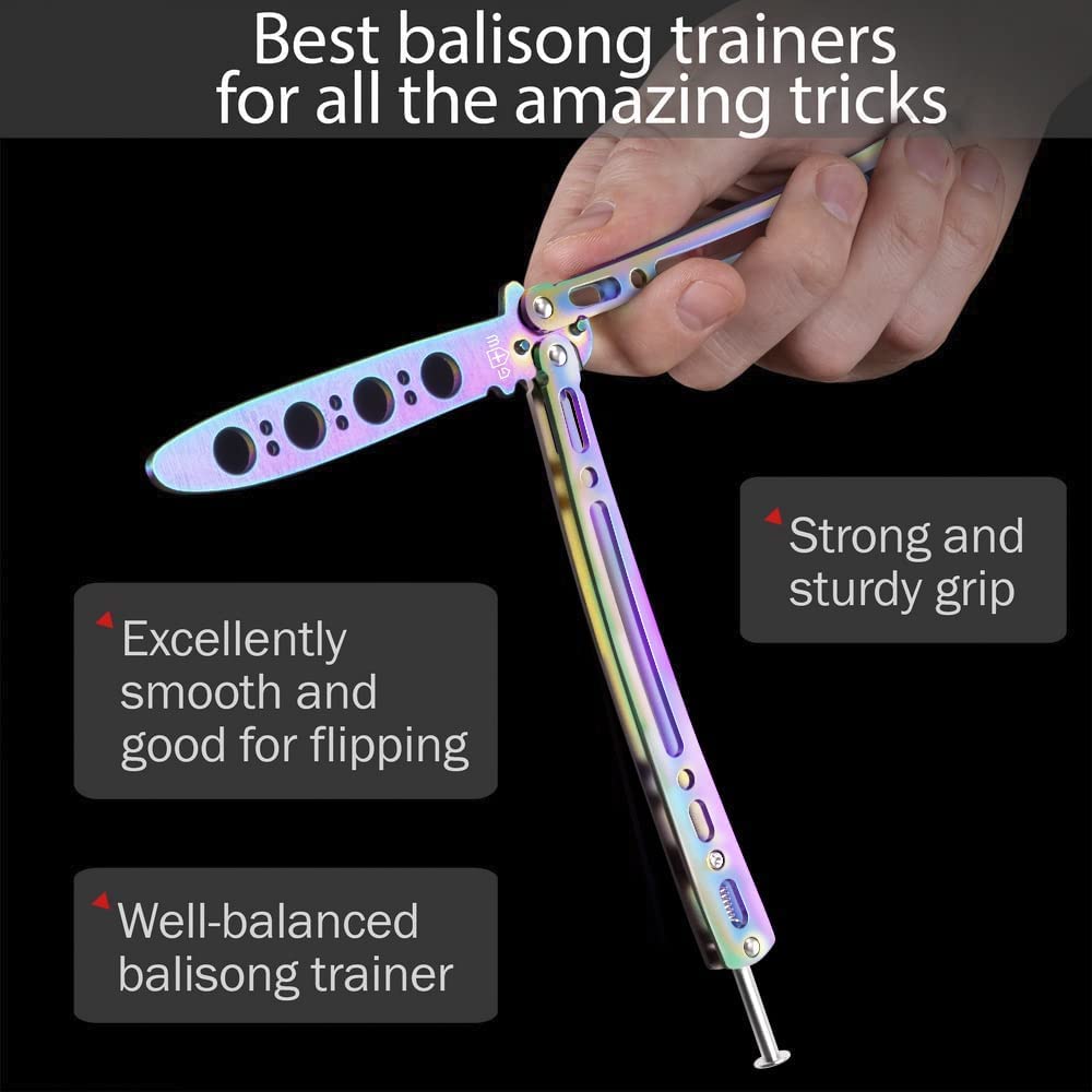 Buy Butterfly Knife Trainer Balisong Trainer Practice Butterfly