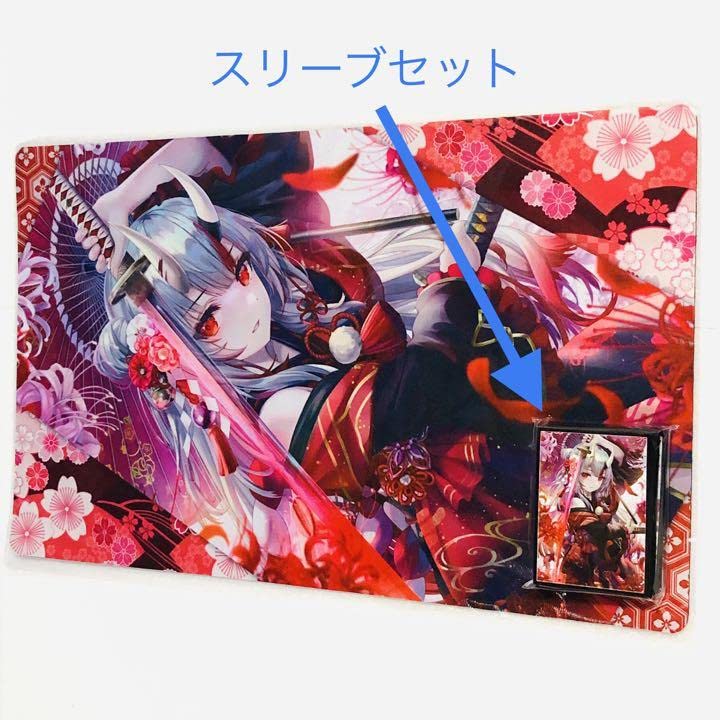 湊あくあ 紫咲シオン スリーブ プレイマット セット 紫咲シオン