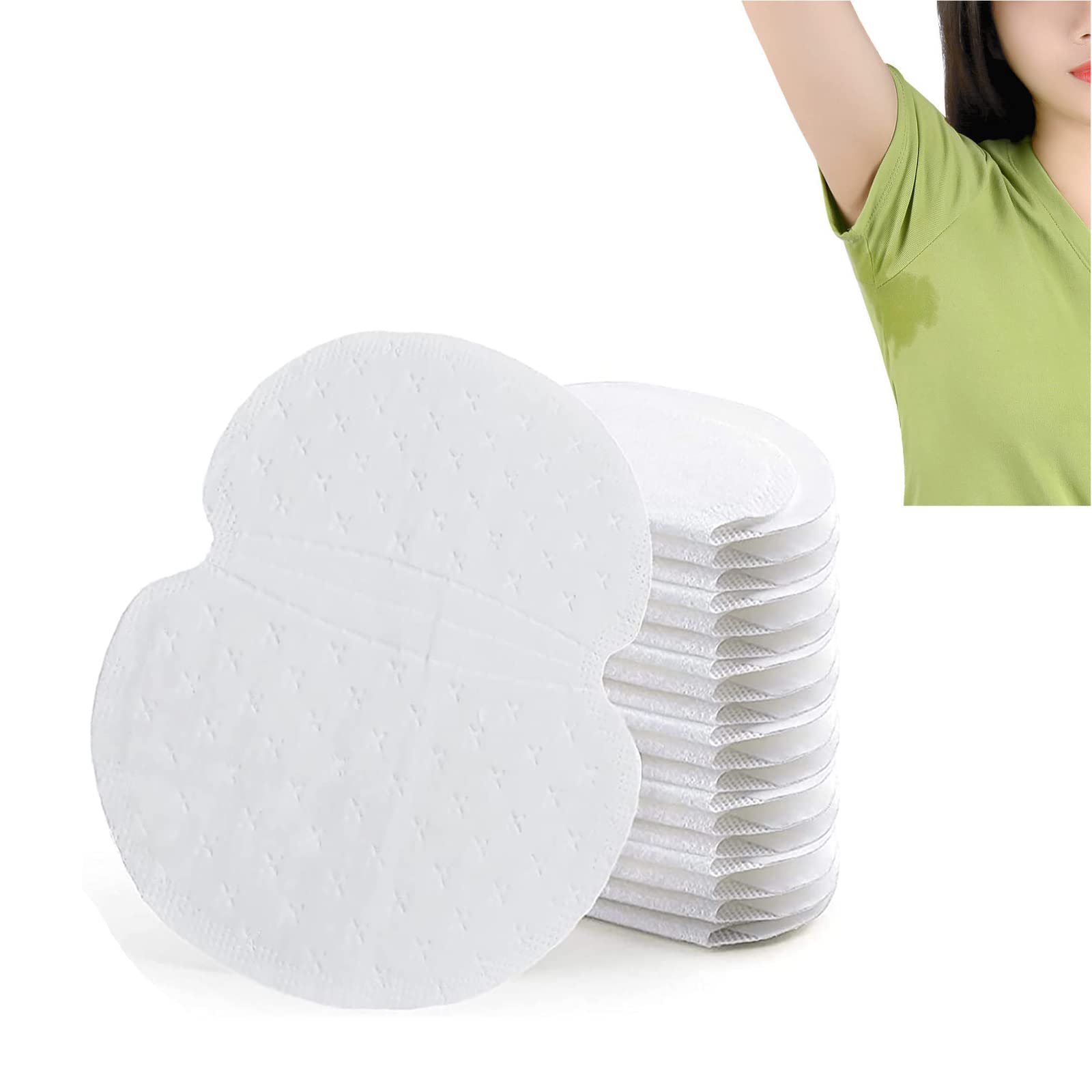 LEIBOCHAO SAP Achselpads – 40 Stück (20 Beutel), Schweiß- & Geruchsschutz, Atmungsaktiv, 12,5x11,5 Cm