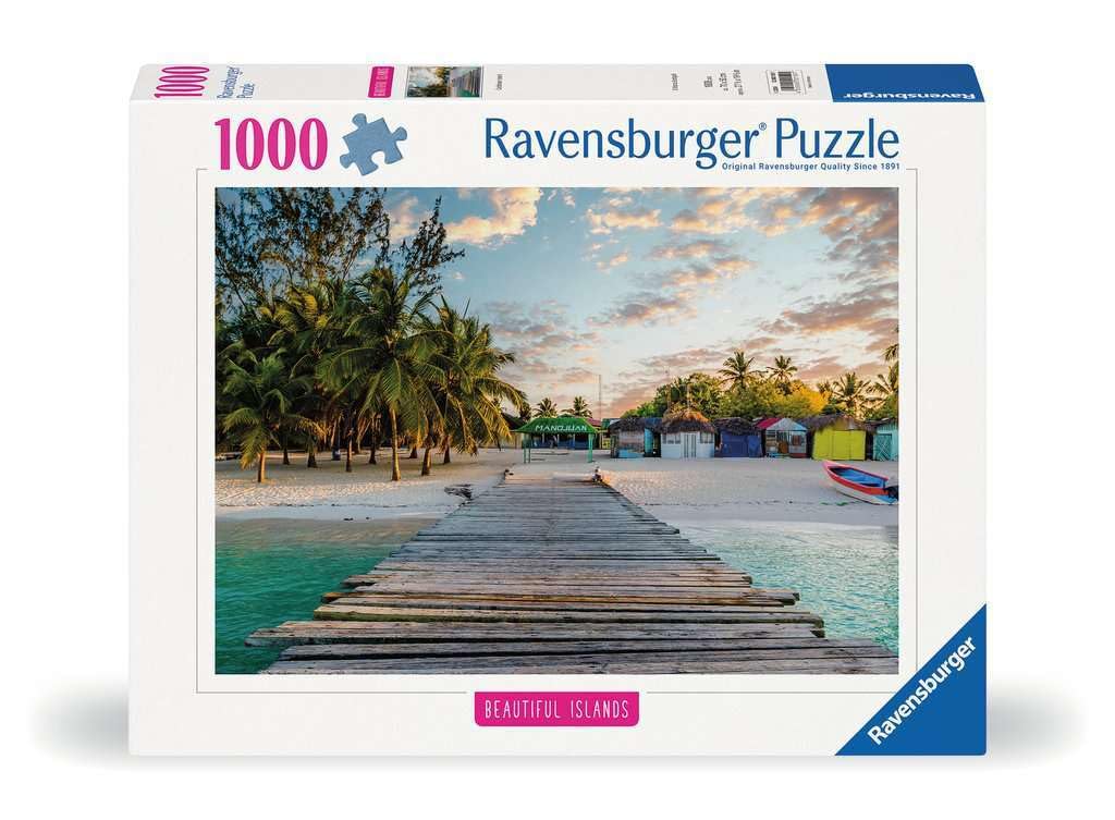 Ravensburger 12000159 - Maldives Paradise - 1000 pieces jigsaw puzzle – Puzzle for adults and kids age 14 years up, Underwater jigsaw puzzle