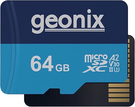 Geonix 64GB MicroSDXC, 150MB/s Read, 70MB/s Write, Memory Card, 5 Years Warranty