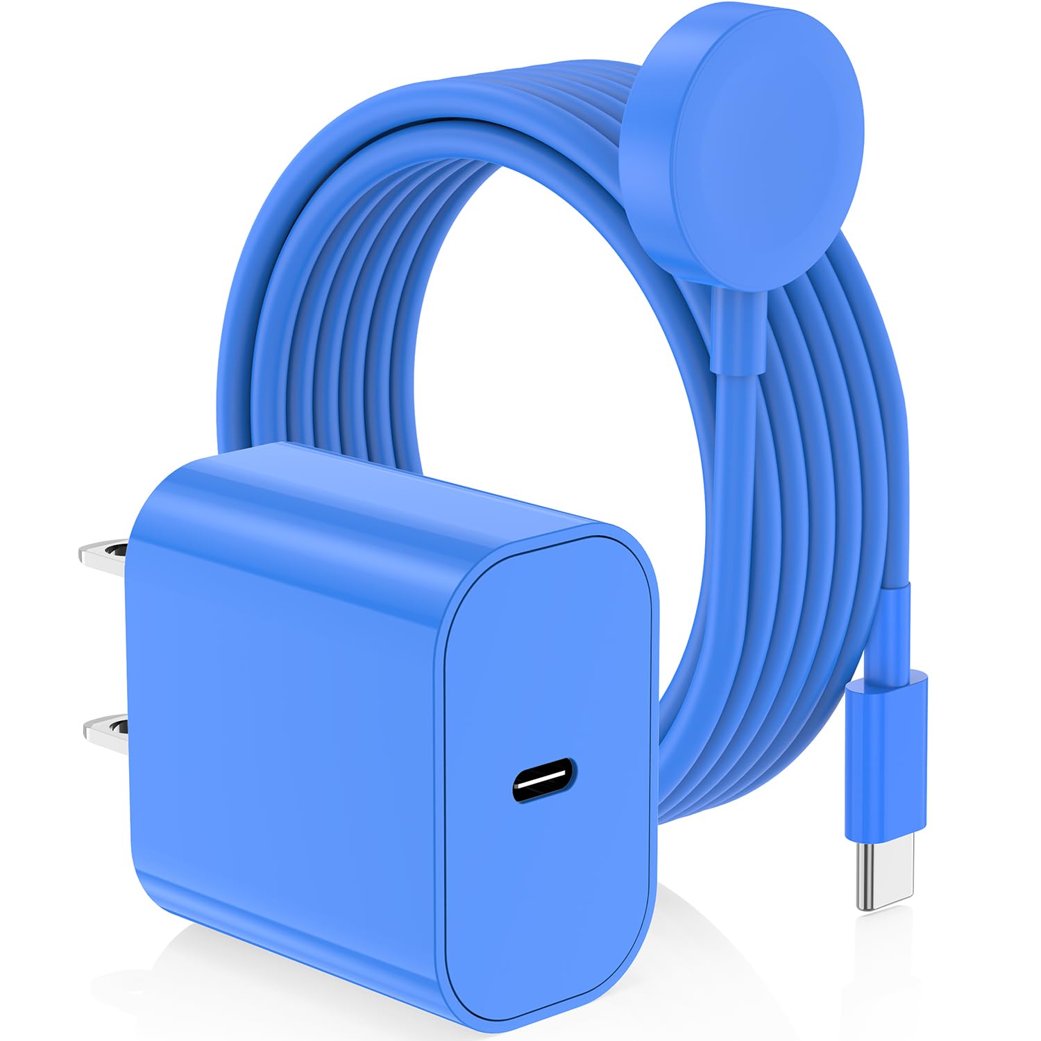 Photo 1 of Apple Watch Charger, [ MFi Certified ] iPhone Magnetic iWatch Charger to 6ft USB C Fast Charging Cable Cord Long and Type C Wall Charger Block Plug for iWatch Series 11/10/9/Ultra/8/7/SE/SE2/6/5/4/3/2