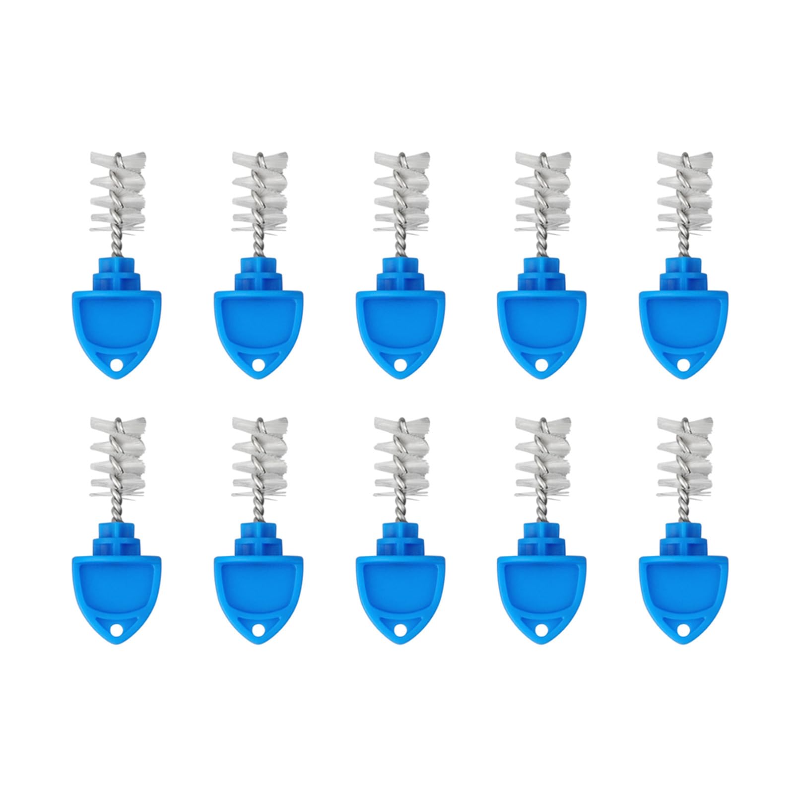 10pcs Plug Tap Brush Comprehensive Tap Care Brushes with PP Handle for Long Last Faucet Cleanlinessly Hygienes Maintenance