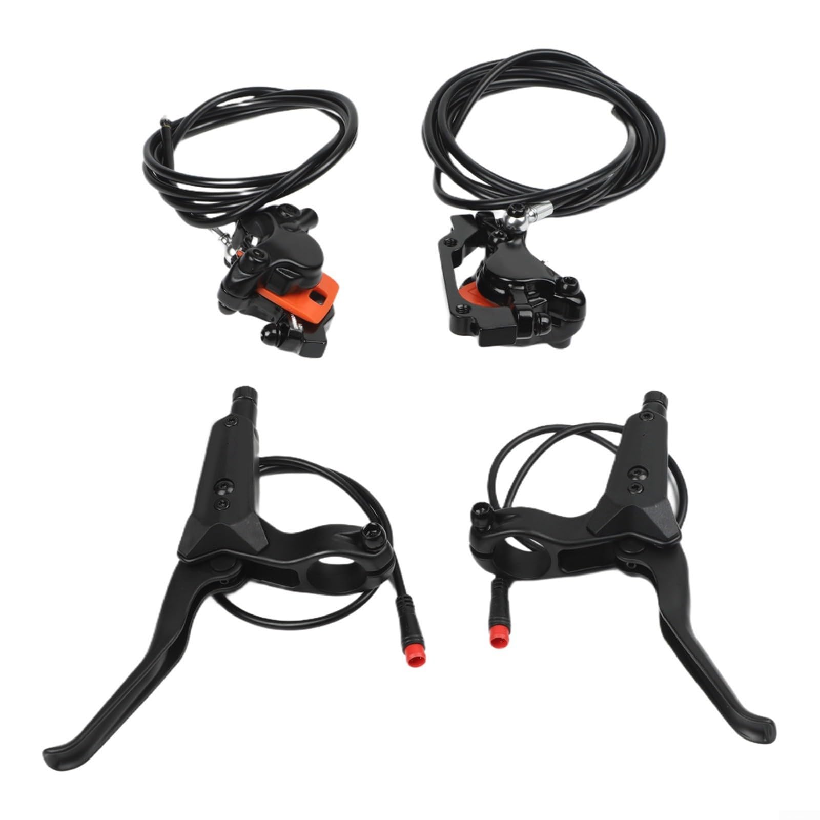 1 Conjunto de freno de disco hidráulico con sensor para NUTT AD-5 para KUKIRIN G4 Max E-Bike Scooter Control Preciso Metal Build Negro